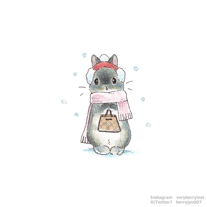 「animal winter」 illustration images(Latest)
