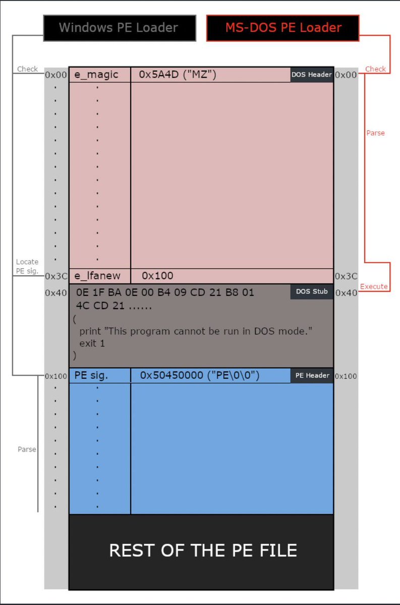 0xor0ne's tweet photo. Great series by @Ahm3d_H3sham on PE file format 

https://t.co/LxEJeLLmcX
https://t.co/mZNoapgO2i
https://t.co/fFjMAVo7bO
https://t.co/SjgSqlBrFW
https://t.co/EtcJ7TqX7S
https://t.co/xey0z0O7PI
https://t.co/qnyEWtxju1

#infosec #cybersecurity https://t.co/U4UGbPhBCj