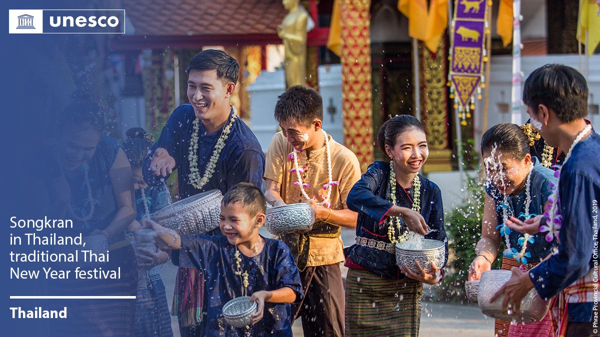 🔴 BREAKING

New inscription on the #IntangibleHeritage List: Songkran in Thailand, traditional Thai New Year festival, #Thailand 🇹🇭.

Congratulations!

on.unesco.org/18ICH #LivingHeritage