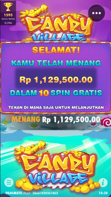 P0L4 SL0T G4C0R HARI INI DI #Sultan188
6 DES 2023
14.00-19.00

CANDY VILLAGE : 96%
MANUAL 10x ❌✅✅
AUTO 20x ✅❌❌
AUTO 20x ✅❌✅
MANUAL 15x✅❌✅
BUY FITUR❌✅✅

LINK DI BIO‼️
#slotgacor #polagacor #rtpslot