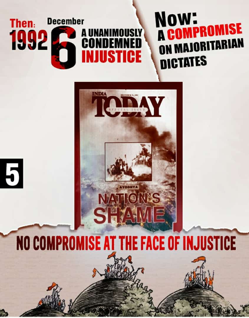 mtprafeek's tweet photo. No compromise at the face of injustice
#BabriMasjid https://t.co/VYsUIc1GwJ