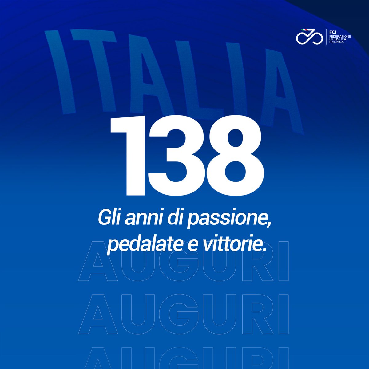 138 anni di passione, pedalate e vittorie. Buon compleanno FCI 🎂 #nazionaleciclismo🇮🇹 #auguri