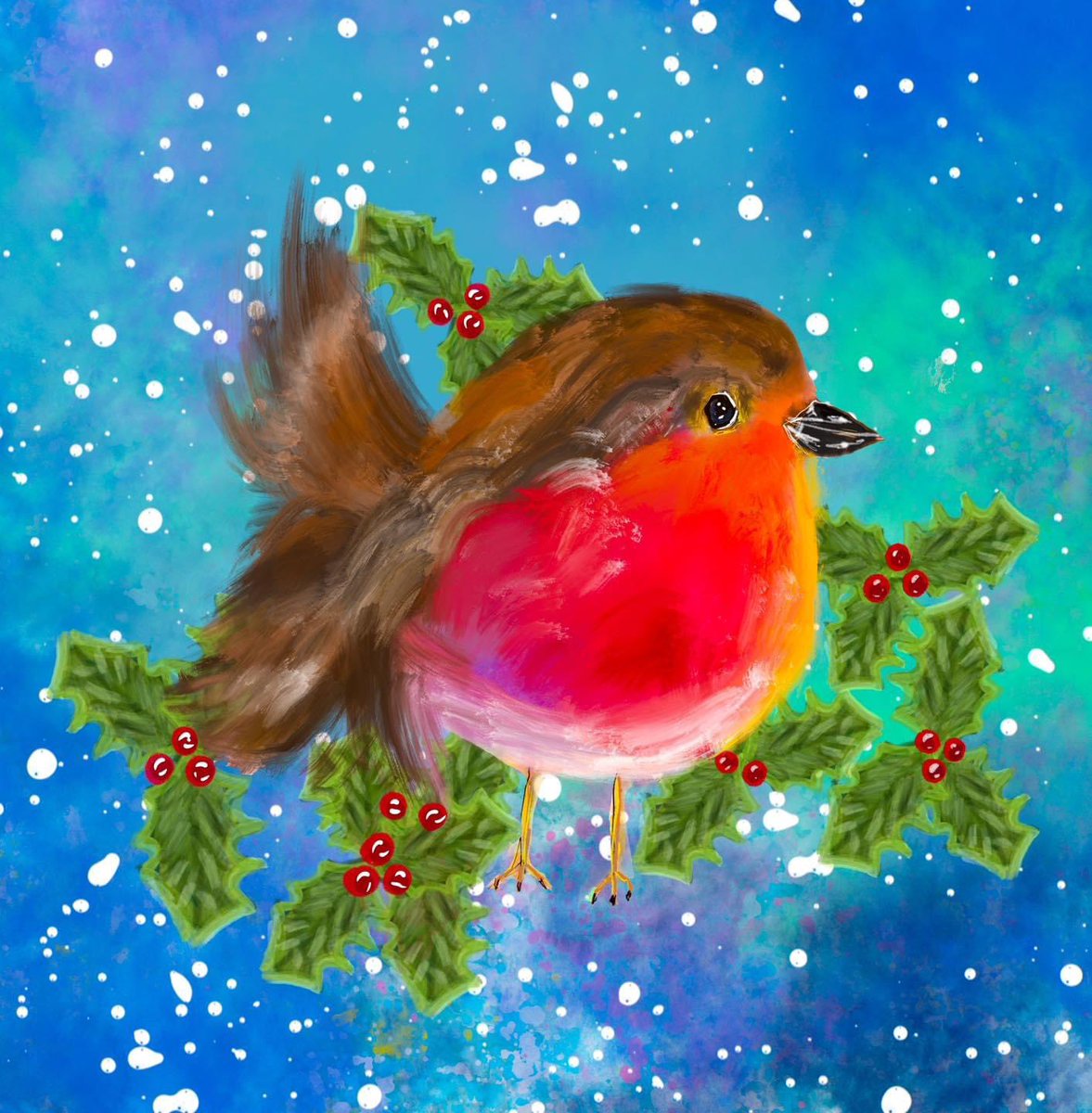 Beautiful Christmas Robin. !
It’s been a pleasure to work on .

#chritmas #robin