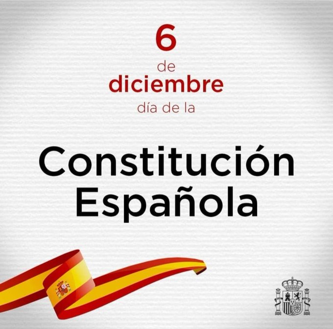¡¡¡Feliz #DíaDeLaConstitución🇪🇦!!! #6Diciembre @Congreso_Es #45AñosDeConstitución🇪🇸 #6Dic #Constitución45