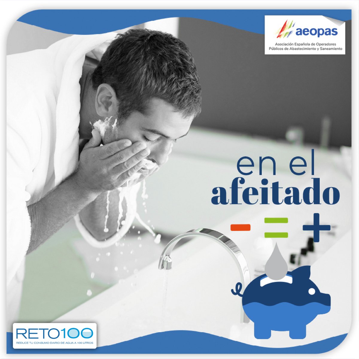 Reto100_Cadiz's tweet photo. 🚿✨ ¡Afeitarse siendo consciente de la necesidad de ahorrar agua! 💙 Es un tesoro y cada gota cuenta. 💧✂️ Opta por hábitos sostenibles preservar nuestros recursos. 🌍🌊
🌿🔗Súmate al #reto100_cadiz y contribuye a disminuir el consumo diario de agua a menos de 100 litros.🤝✨ https://t.co/iY2mpFrCcy
