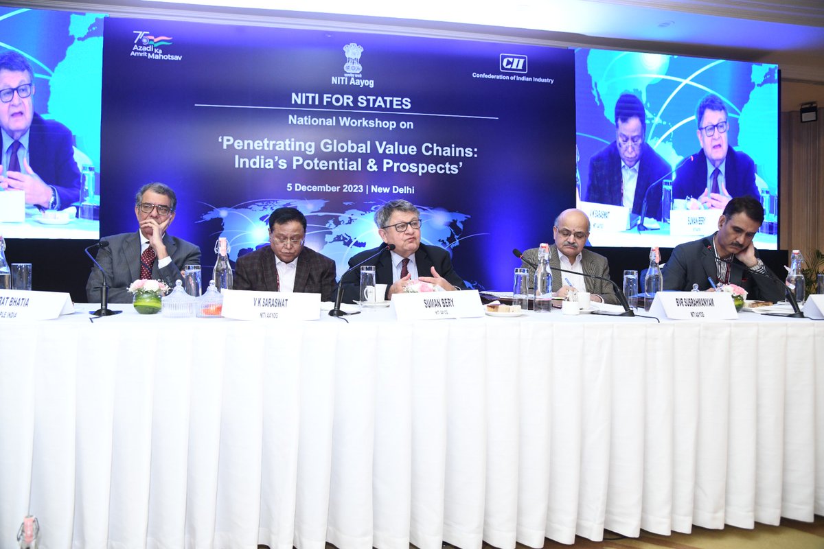 Got the opportunity to showcase the measures taken by GoK to make #Karnataka an integral part of the Global Value Chain at Niti Aayog's national workshop, in New Delhi on 5th December. #GVC #IndustrialGrowth #KarnatakaGrowthStory