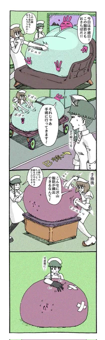 ナースと脂肪の漫画 