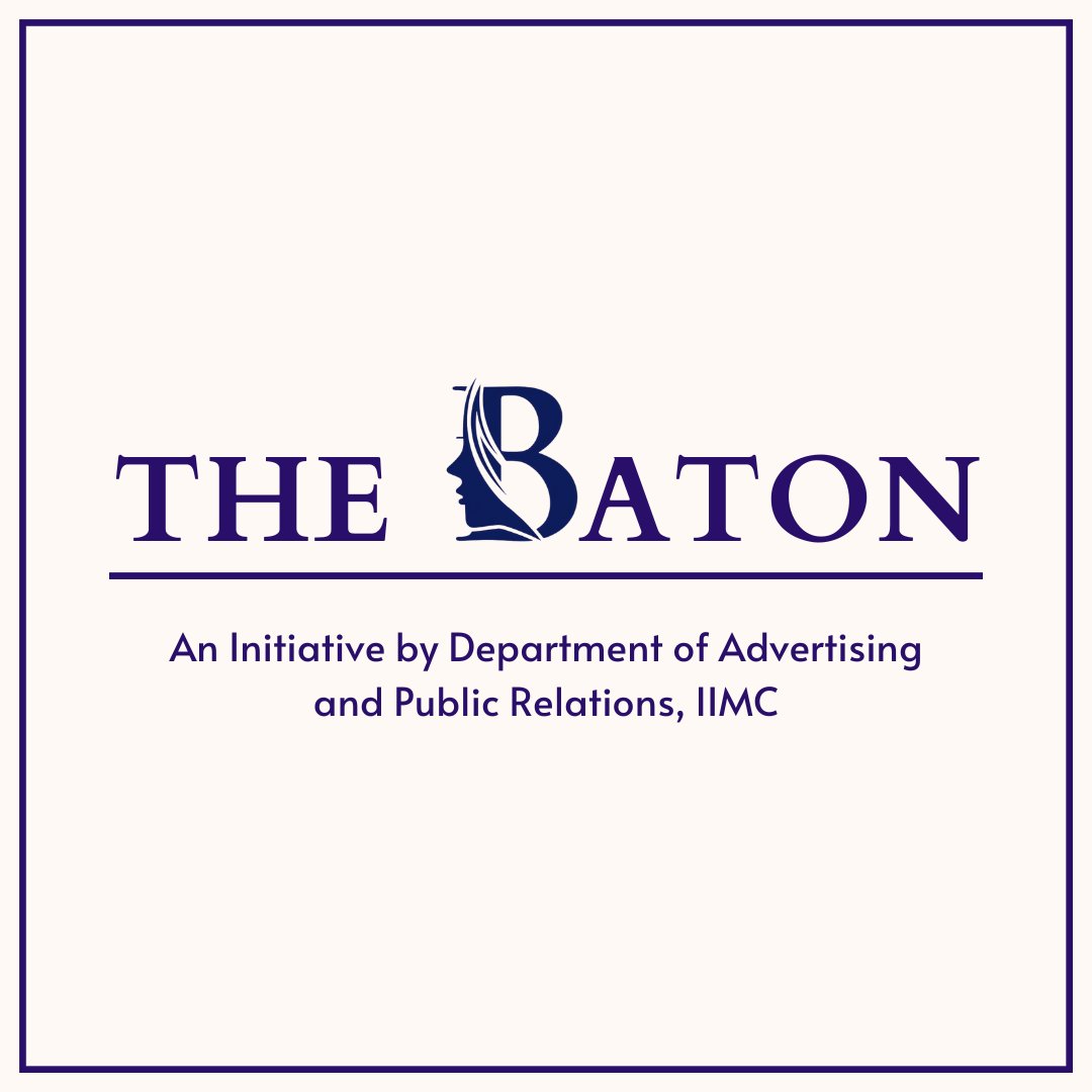 TheBaton_WIM's tweet photo. Unveiling 'The Baton': A biannual magazine of the Department of Ad & PR at IIMC. This student-led magazine is a testament to the innovation and dedication of our dept., that cover the areas of Ad &PR and the corporate world. Embrace the journey of "The Baton". #thebaton #iimc https://t.co/ANirL0g4IQ