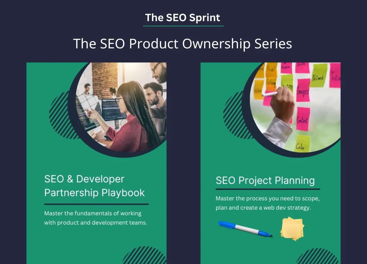 You, my fellow SEO professional, are great at working with devs.

You just don't know it yet.

At the end of October 2023, I announced three new courses.

All are designed to help SEOs execute projects with dev and product teams.

Today, two of the three courses are live: