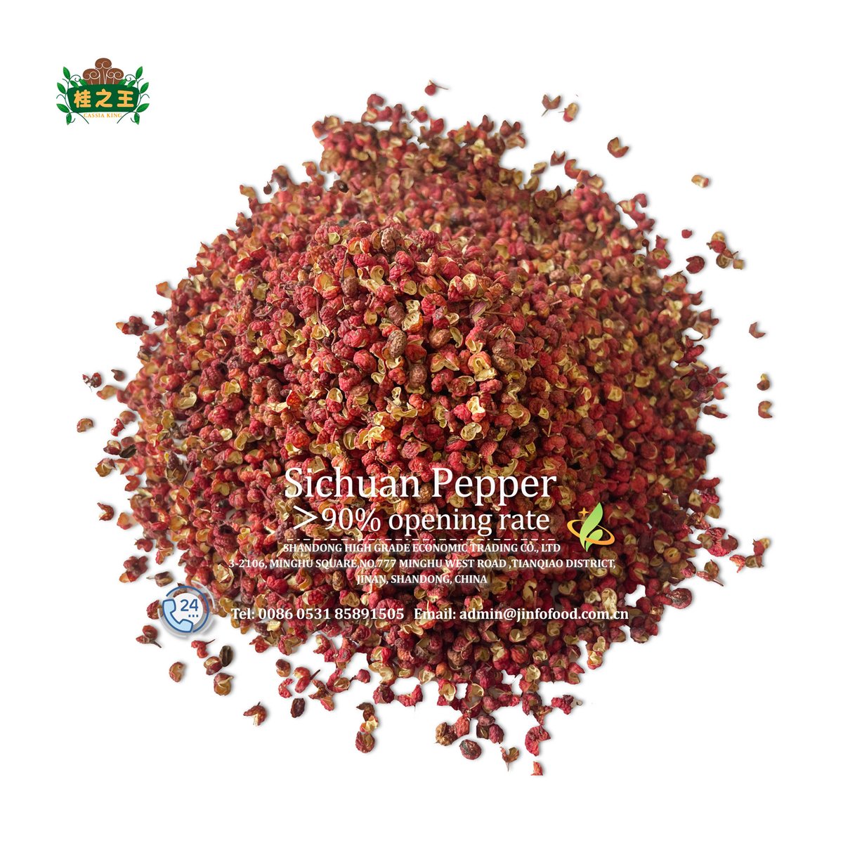 AmyZhan27509514's tweet image. Chinese Sichuan Pepper＞90% opening rate.🇨🇳
#sichuanpepper #redpepper #chinesepepper #greenpepper #sichuanesepeppercorn #jinfofood #shandonghighgrade #kingsbrand #cassiaking