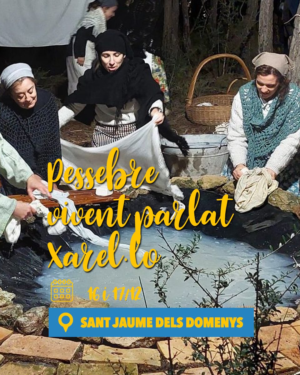costadauradatur's tweet photo. 🌟 Us agraden els pessebres vivents? A la #CostaDaurada hi tenim molta tradició! Impregneu-vos de la màgia d’aquestes representacions úniques.

📸 @jordisantacanaf, @PessebreXarello 

@reuspromocio @Mar_i_Muntanya @masiacastello

#pessebresvivents #Nadal https://t.co/YtEqxv89h2