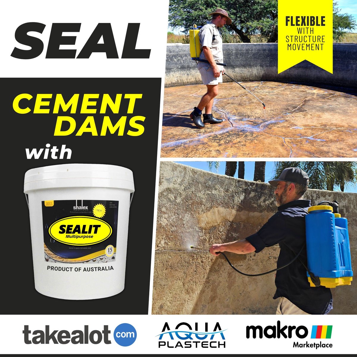 sealitmulti's tweet image. SealIt Multipurpose is a water based general purpose clear waterproofing compound designed for use on a wide variety of substrates. It is especially suited to sealing and protecting porous vertical masonry surfaces.

aquaplastech.com/sealit/