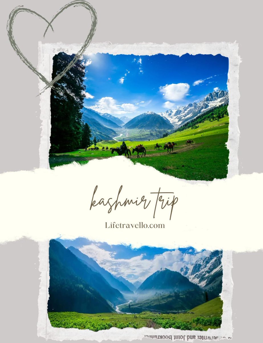 Embark on an unforgettable journey through
the paradise on Earth – Kashmir!
Our exclusive tour package invites you to explore the
Srinagar, Sonmarg, Gulmarg, and Pahalgam.
Website: lifetravello.com

#Kashmir 
#traveldiaries2024