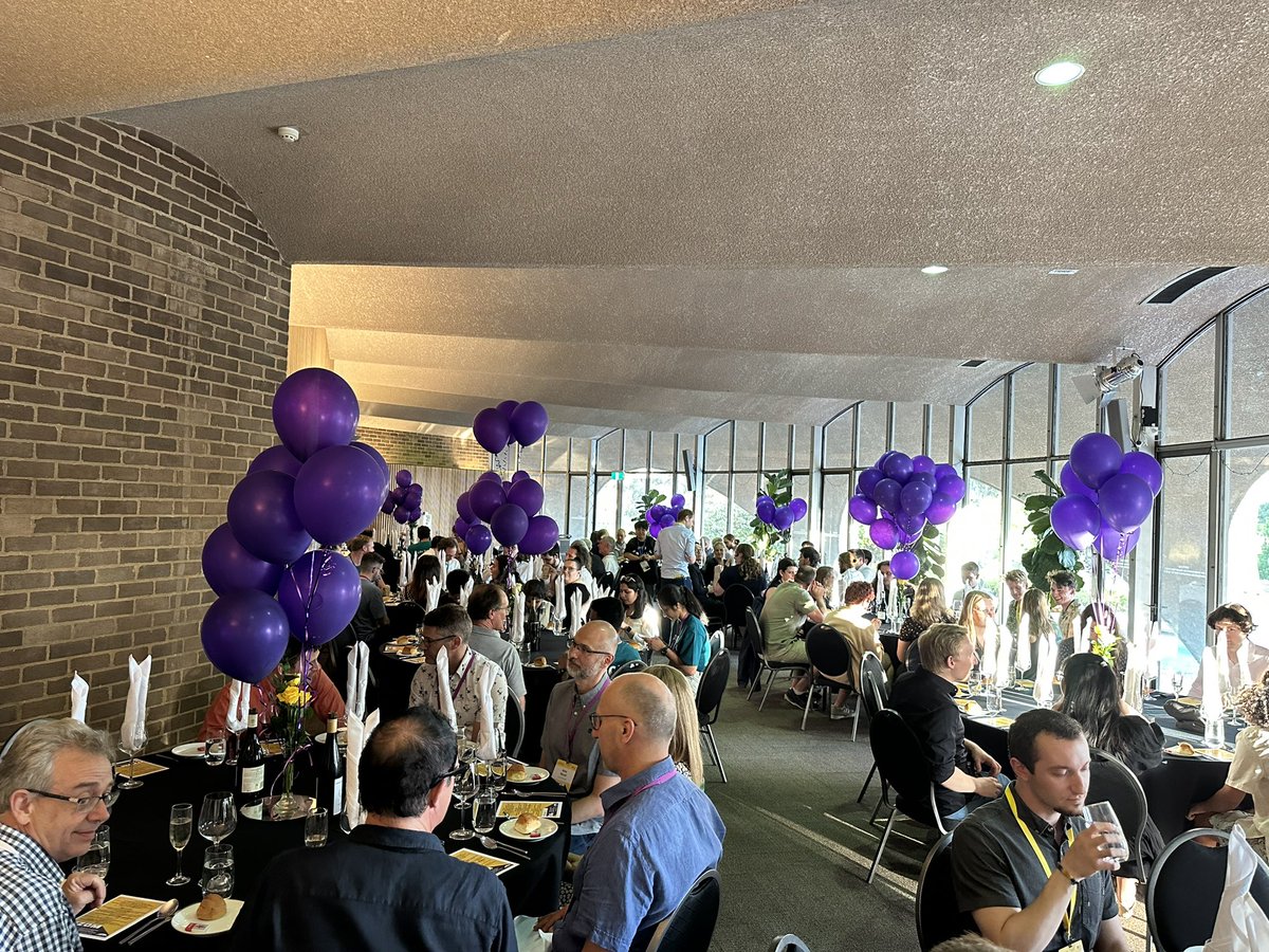 Enjoying a beautiful #OZOM14 conference dinner at the Shine Dome!