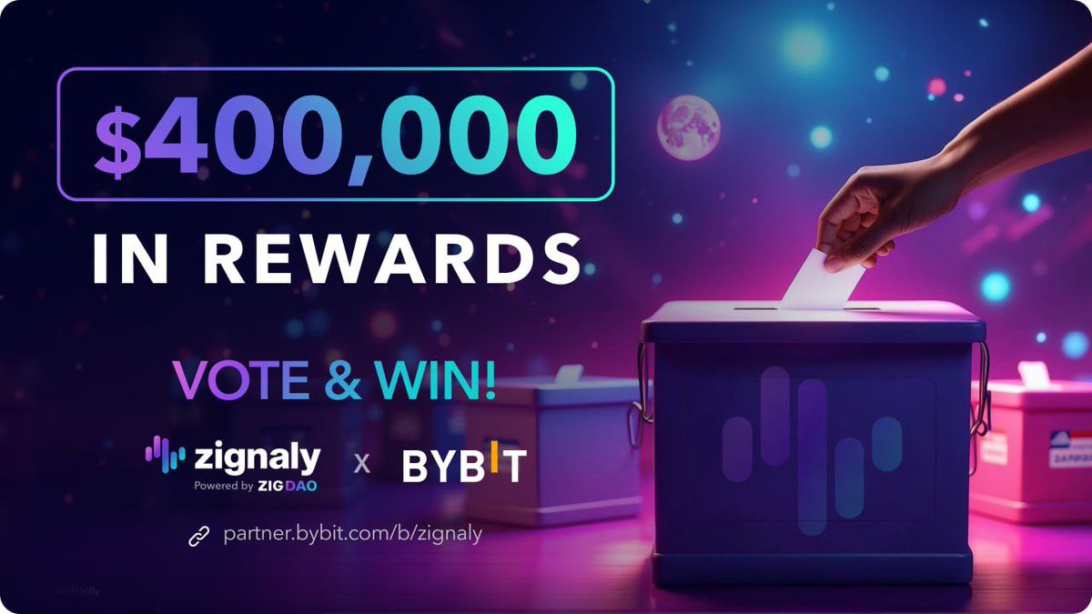 🥳 Cast Your Vote for $ZIG and Participate in $400k Reward Pool 🗳

👬 All user (Old + new) 

🔍 Step I. Registration
🔗 partner.bybit.com/b/47995
✅ Step II. KYC Completion
💰 Step III. Fund Deposit (Minimum 100$ USDT and maximum 10,000$ USDT )
🗳️ Step IV. Cast Your Vote.