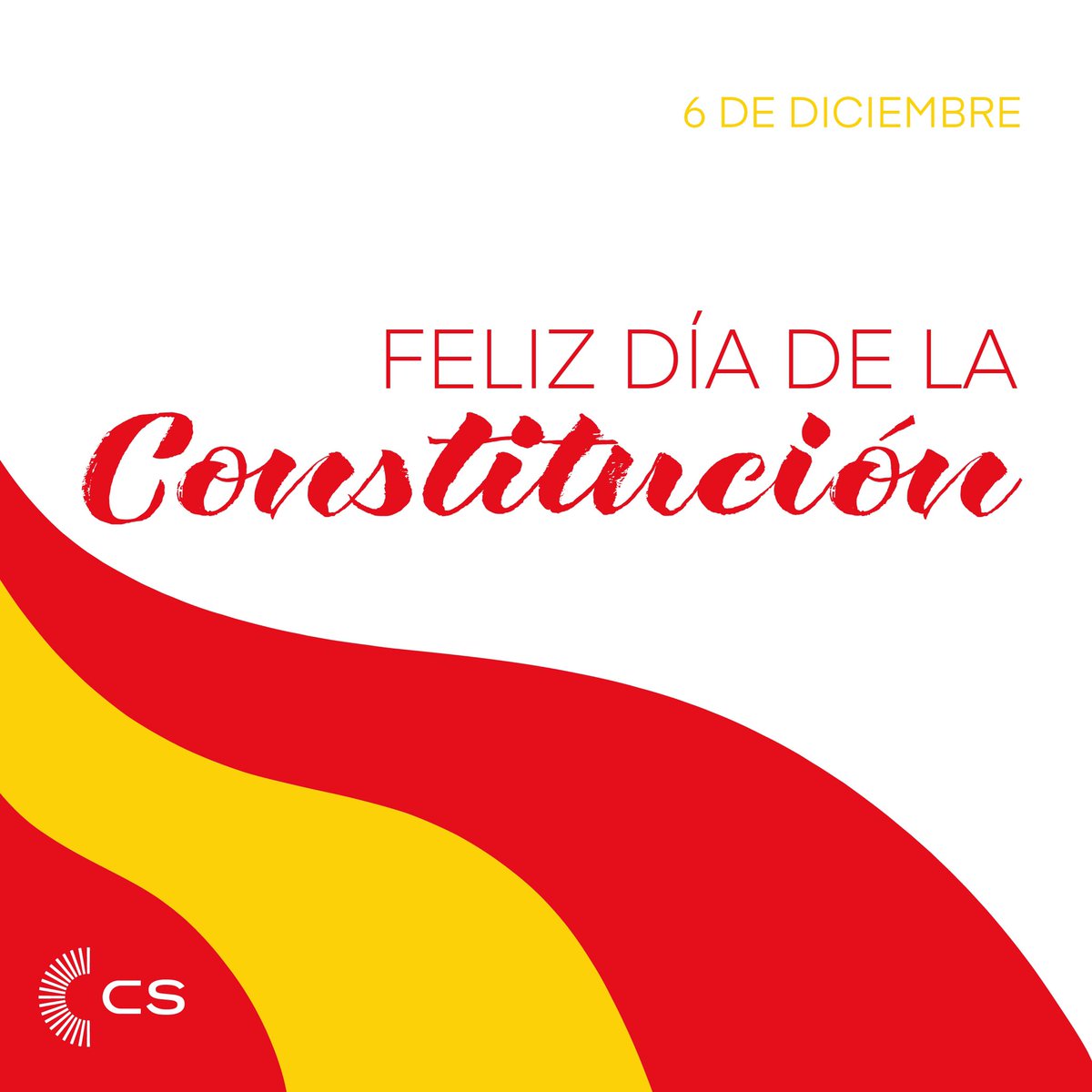 Hoy, como cada 6 de diciembre, los españoles conmemoramos nuestra Constitución, símbolo de la unión y la concordia.

En su 45 aniversario, más que nunca, debemos defenderla de quienes la atacan y proteger sus principios de igualdad y libertad. 

¡Feliz #DíaDeLaConstitución!
