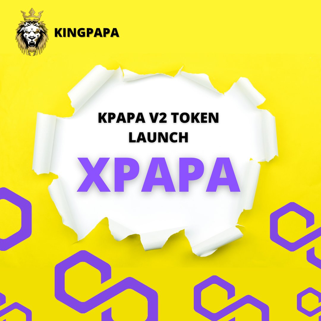 0x471_kingpapa's tweet photo. KINGPAPA V2 LAUNCH IS HERE ๐๐๐โ LFG PURPLE WAVE RIDERS STAKE TO GET $XPA TOKENS COMING SOON ๐๐๐ @BreederDodo BAG UP ON $KPAPA TOKENS WHILE PRICE IS LOW ๐๐๐ #KPAPA #CRYPTO #POLYGONCOMMUNITY #XPA #NEWCOINALERT https://t.co/Z7NcqVIod8