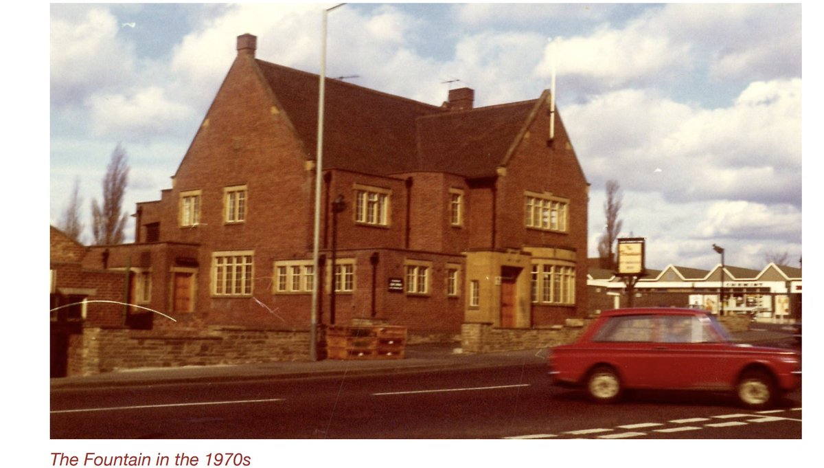 HeritageUnlockd's tweet photo. The Fountain, Ormesby In the 1970s (Photo: Les Bulman Collection, Teesside Archives).

This photo is published in 'Last Orders! Middlesbrough's Lost &amp; Historic Pubs' by Tosh Warwick: https://t.co/2FzXdqo9bp

#HBAH #HBAHPubs #Ormesby https://t.co/ShI9rZn0lm