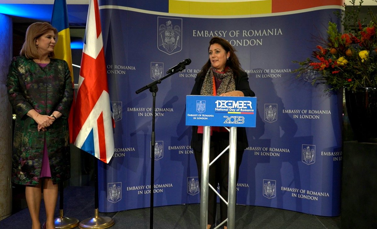 laurapopescumfa's tweet photo. Honoured to host the reception celebrating the National Day of Romania in London,gathering so many friends&amp;partners,incl UK officials,diplomats&amp;members of the Romanian community.Special thanks to Minister of State @Nus_Ghani for the kind words&amp;all the support in enhancing🇷🇴🇬🇧ties https://t.co/PzPme2ovZH