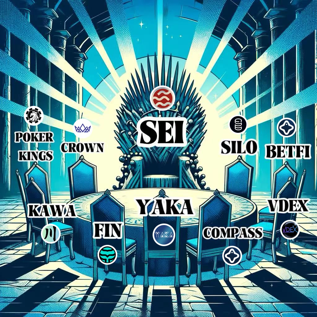 This picture shows how powerful <a href="/SeiNetwork/">Sei</a> is💪

We are delighted to be part of the ecosystem with: <a href="/compass_wallet/">Compass 🧭🚢</a>, <a href="/fin_wallet/">Fin Wallet</a>, <a href="/Kawafinance/">Kawa (Mainnet now live!!)</a>, <a href="/Crownfi_/">Crown Finance</a>, <a href="/BetFI_Fun/">BetFi - 🪙 Decentralized Games🎮</a>, <a href="/Silo_Stake/">Silo</a>, <a href="/vDEX_ai/">vDEX.ai</a>