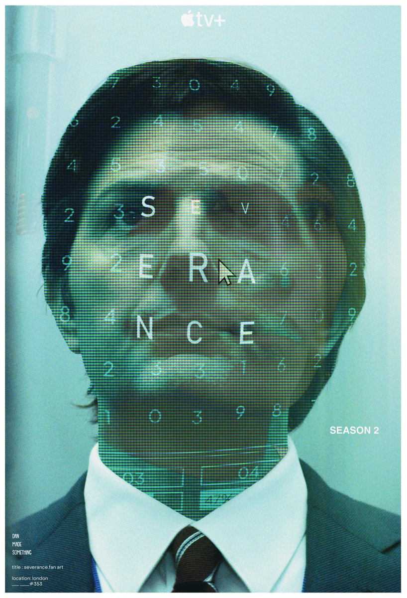 Severance s2. Next season needs to hurry up! 
#severance #AppleTV #GraphicDesign