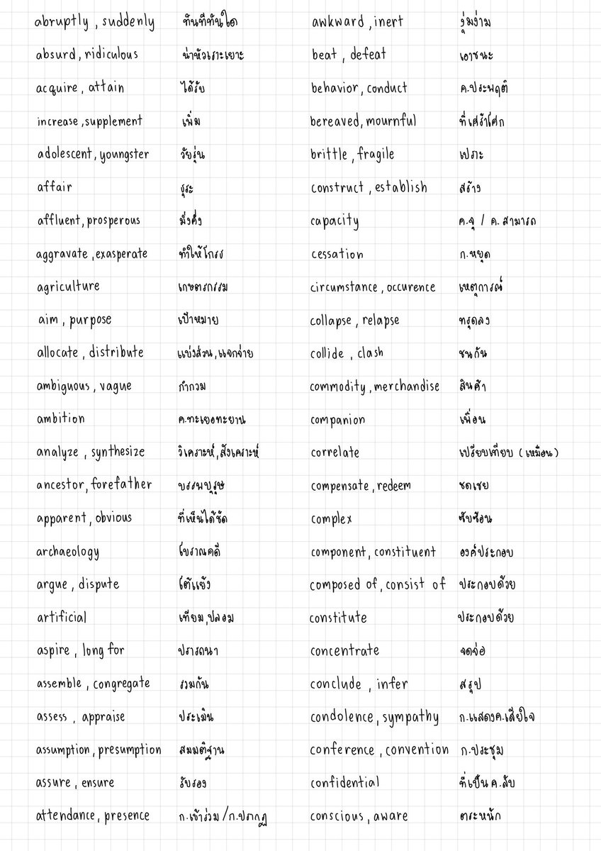 abcdefghiluvyyo's tweet photo. มาแล้ววว เซตคำศัพท์กันตาย 
🏋🏻 VOCAB FOR LIFE !

คำศัพท์ #TGAT ออกบ่อย ออกแน่นอน ท่องได้ทุกคำการันตีคะแนน 80🆙

🔗ฝากรีให้หน่อยน้าาตั้งใจทำม้าก🥺🫶🏻✨

4 วันสุดท้าย #dek67 ทำได้ su‼️

(( แบบ pdf อยู่ในเมนชั่นเลย⬇️ )) https://t.co/2nZQa9LKEs