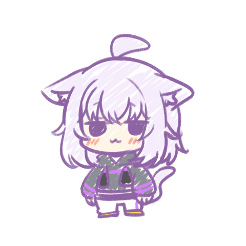 猫又おかゆ ,猫又おかゆ(通常) 「」|トゥーミのイラスト