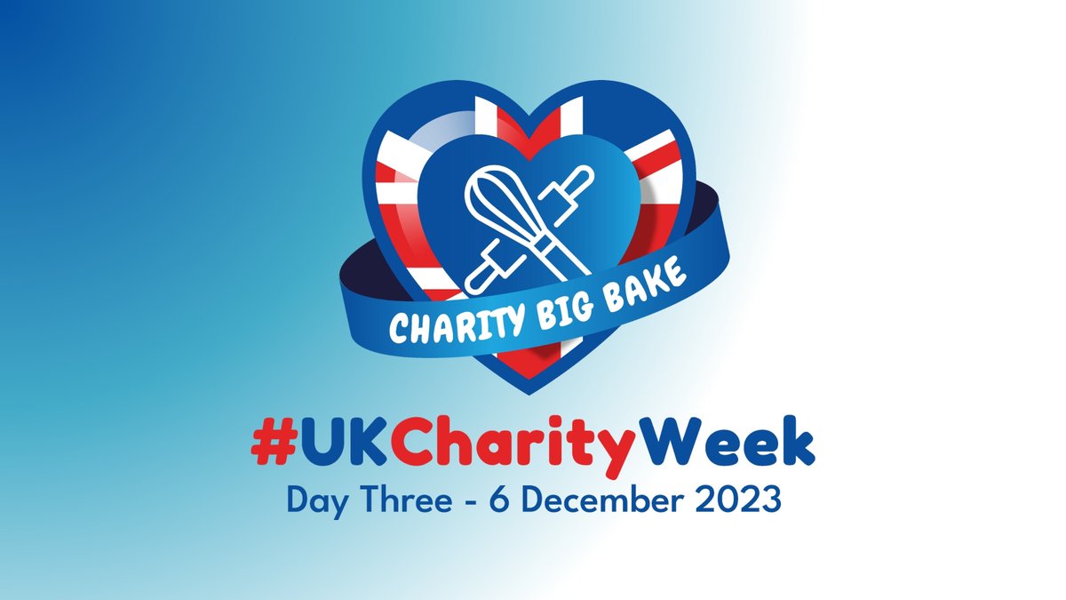 🍰✨ Get ready to turn up the heat! 🔥 It's #CharityBIGBake🧁 day during #UKCharityWeek. 🍪🧁 Host a virtual bake-off, share your scrumptious creations, and encourage donations for a #charity! 🤝🎂 Tag us and use #CharityBIGBake🧁 to spread the baking joy! 🌟 #Day3