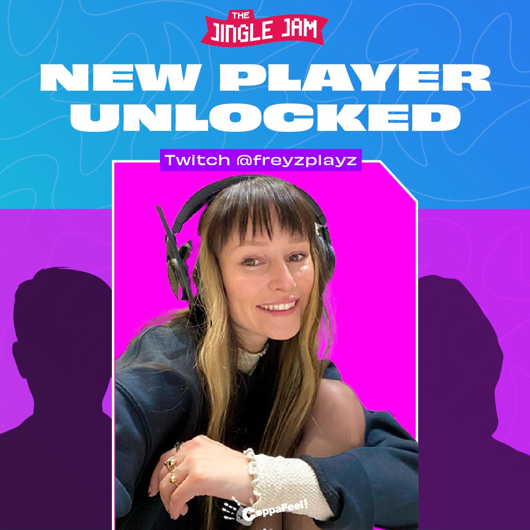 🔓 NEW PLAYER UNLOCKED! Introducing @freyanightingale... Freya streamed for CoppaFeel! back in 2021 and now she's returning to help us spread our chest checking message & raise money! Tune into #Twitch @freyzplayz today at 11am, this isn't one to miss #CoppaFeel!xJingleJam2023