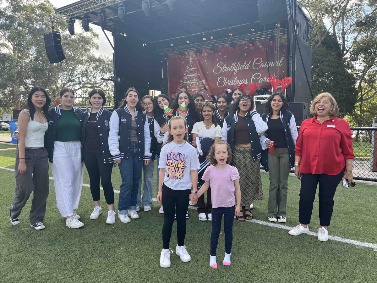 StrathfieldGHS's tweet photo. Thank you to our wonderful student volunteers for their attendance at the Strathfield Council Christmas Carols event on the weekend! What a wonderful way to spend time with Ty our wider community, thanks for having us! https://t.co/yRfozfL2OT