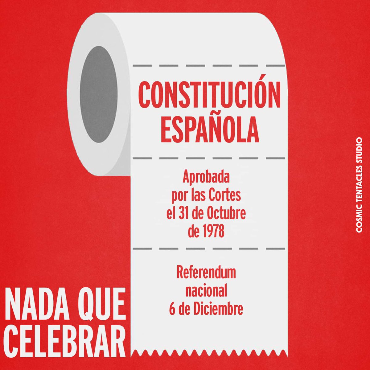 💩 Ezer ez ospatzeko 💩 Nada que celebrar 💩 #fuckspain