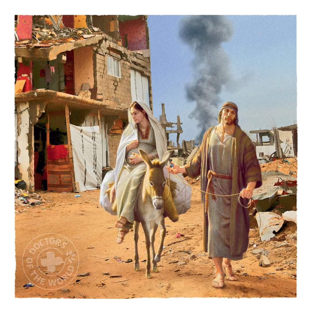 Brown_Eyed_75's tweet photo. Slijedi vrijeme božićnih praznika i božićnih čestitki.
Mislim da su za ovu godinu ove, nažalost, najprikladnije.
Bez imalo ironije.
#RealityXmas #Gaza #Palestine https://t.co/5kwJ9XJCaR