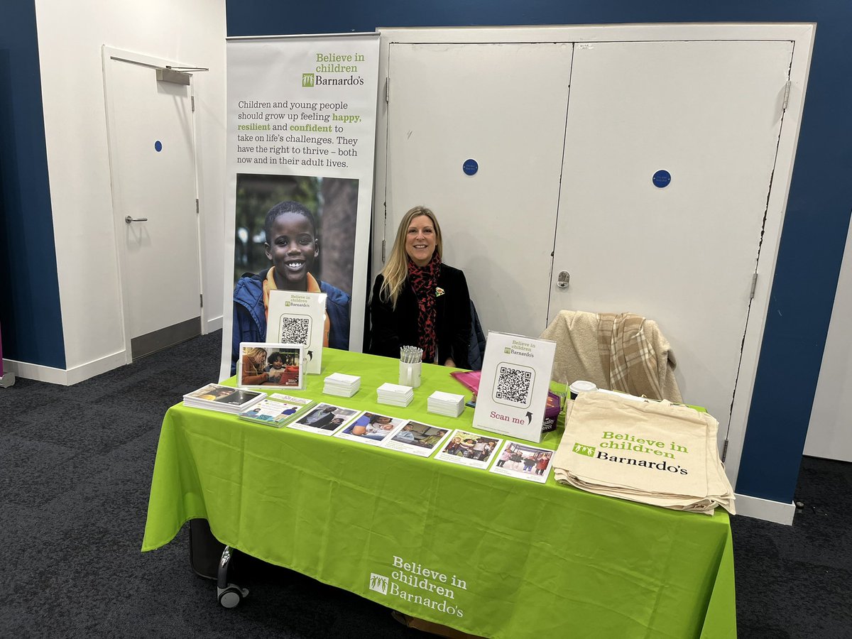 Excited to back at the #ihvleadership2023 come and see us and have a chat about our services #barnardos