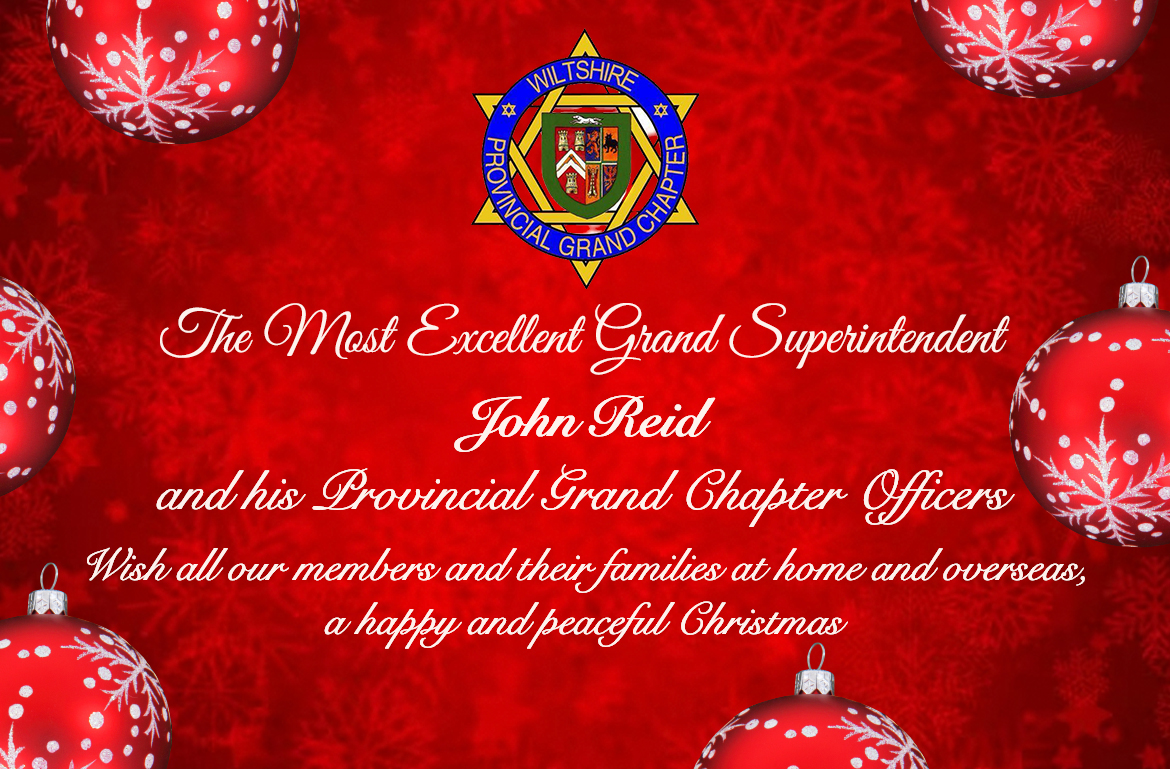#WiltshireRoyalArch The Most Excellent Grand Superintendent John Reid and his Provincial Grand Chapter Officers, wish all our members and their families at home and overseas, a happy and peaceful Christmas #RoyalArch <a href="/wiltspgl/">Wiltshire Freemasons</a> <a href="/pgcWiltshire/">PGChapter Wiltshire</a>