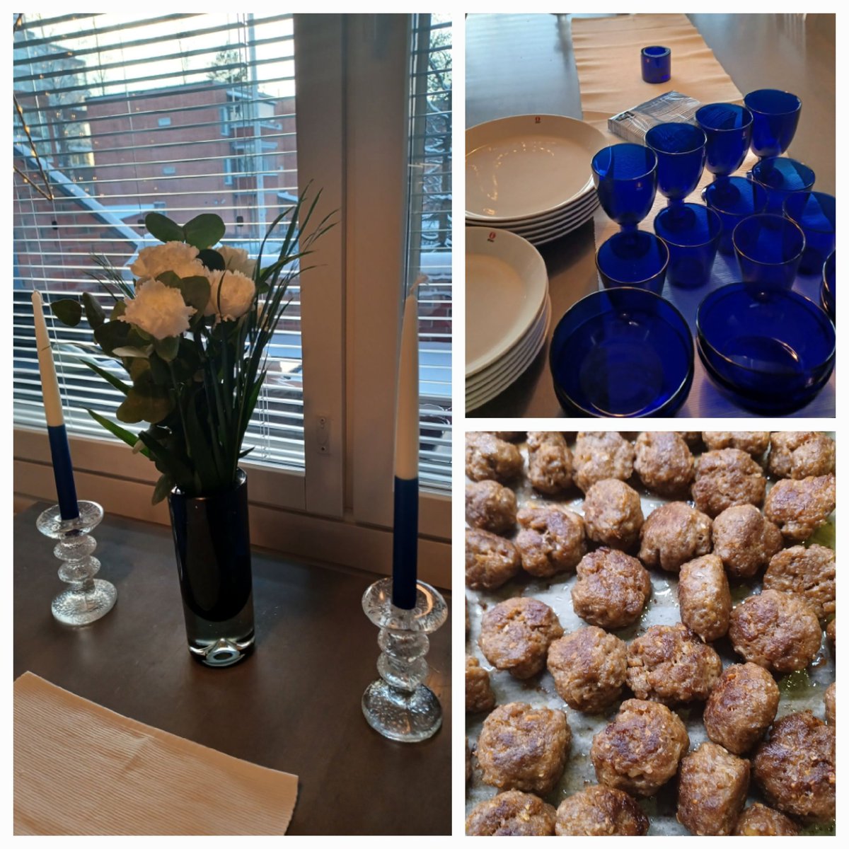 Hyvää itsenäisyyspäivää kaikille ja kiitos sotiemme veteraaneille ja lotille että saan syödä lihapullani vapaana ja  turvassa 🇫🇮