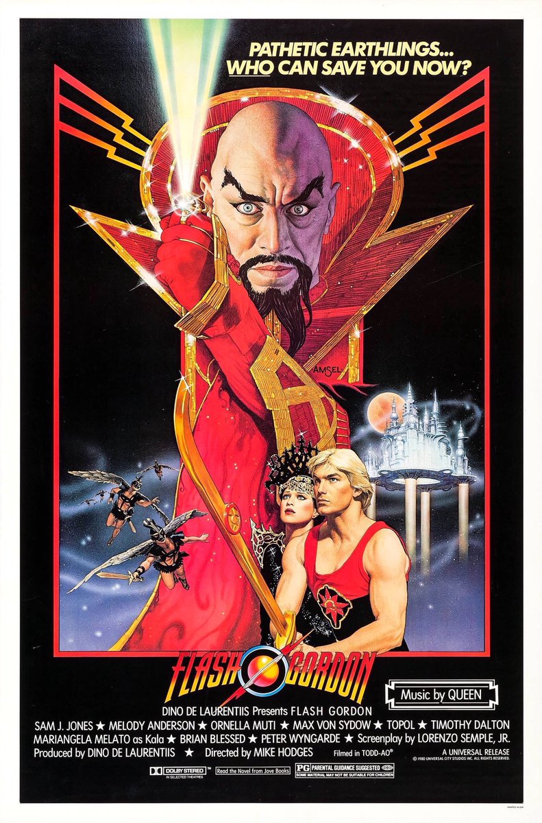 🎬'Flash Gordon' premiered in theaters 43 years ago, December 5, 1980