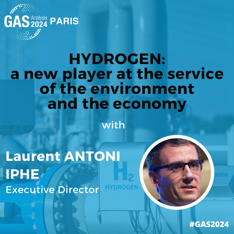 👏We're excited to announce that Laurent ANTONI, Executive Director of @The_IPHE and vice-president of <a href="/FranceHydrogene/">France Hydrogène</a>, is joining #GAS2024.

🎤Meet him on Tuesday 30 January during our 𝐨𝐩𝐞𝐧𝐢𝐧𝐠 𝐥𝐞𝐜𝐭𝐮𝐫𝐞 in Hall 4!

How to register: bit.ly/3tWZQB5