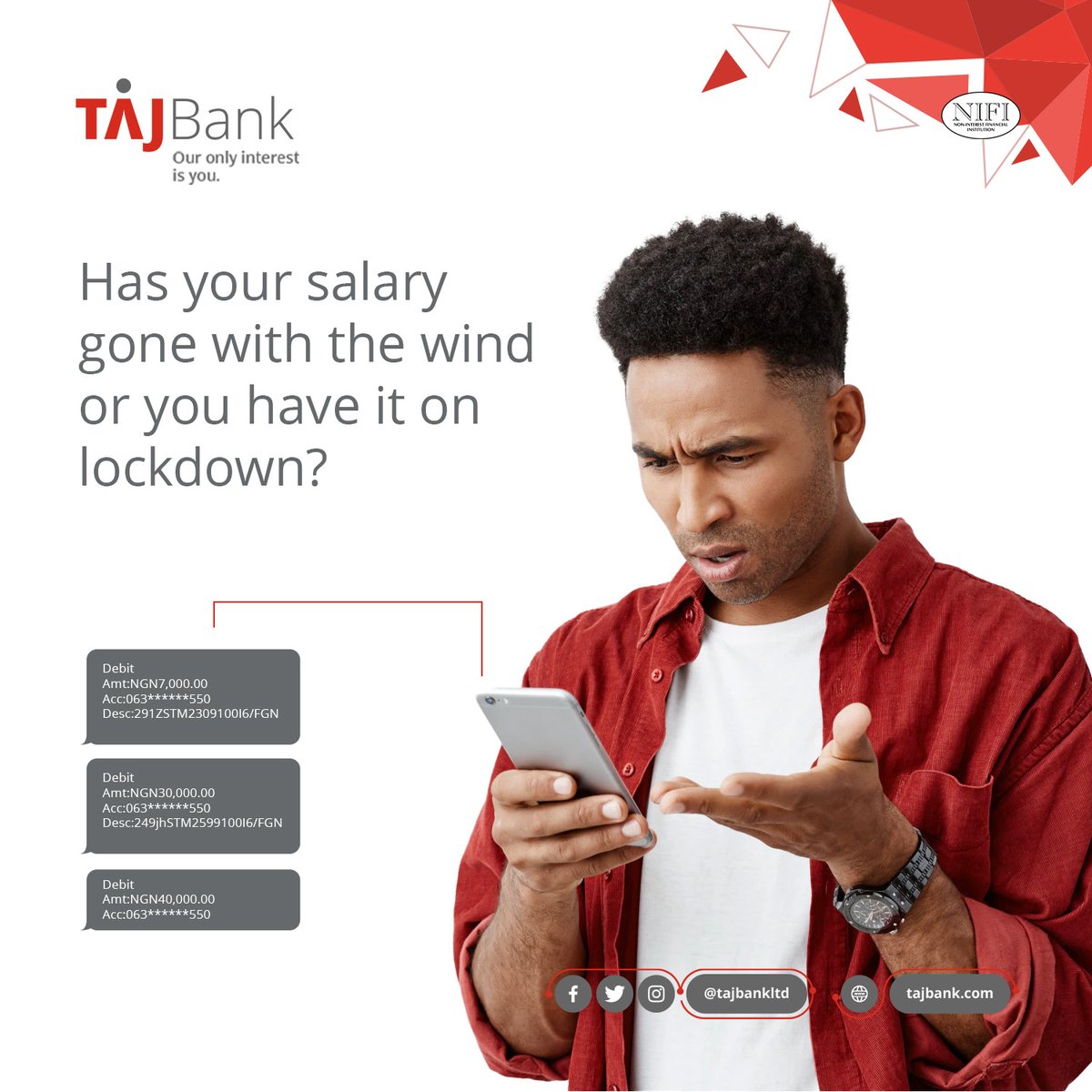 TAJBankLtd's tweet photo. Are you keeping it secure with Qards Saving Account?

Take charge of your finances, maximize your savings, and unlock a brighter financial future with our personalized solutions. 

Start saving smart with Qards Savings Account today!

#Ouronlyinterestisyou https://t.co/Wl6FR2DlEB
