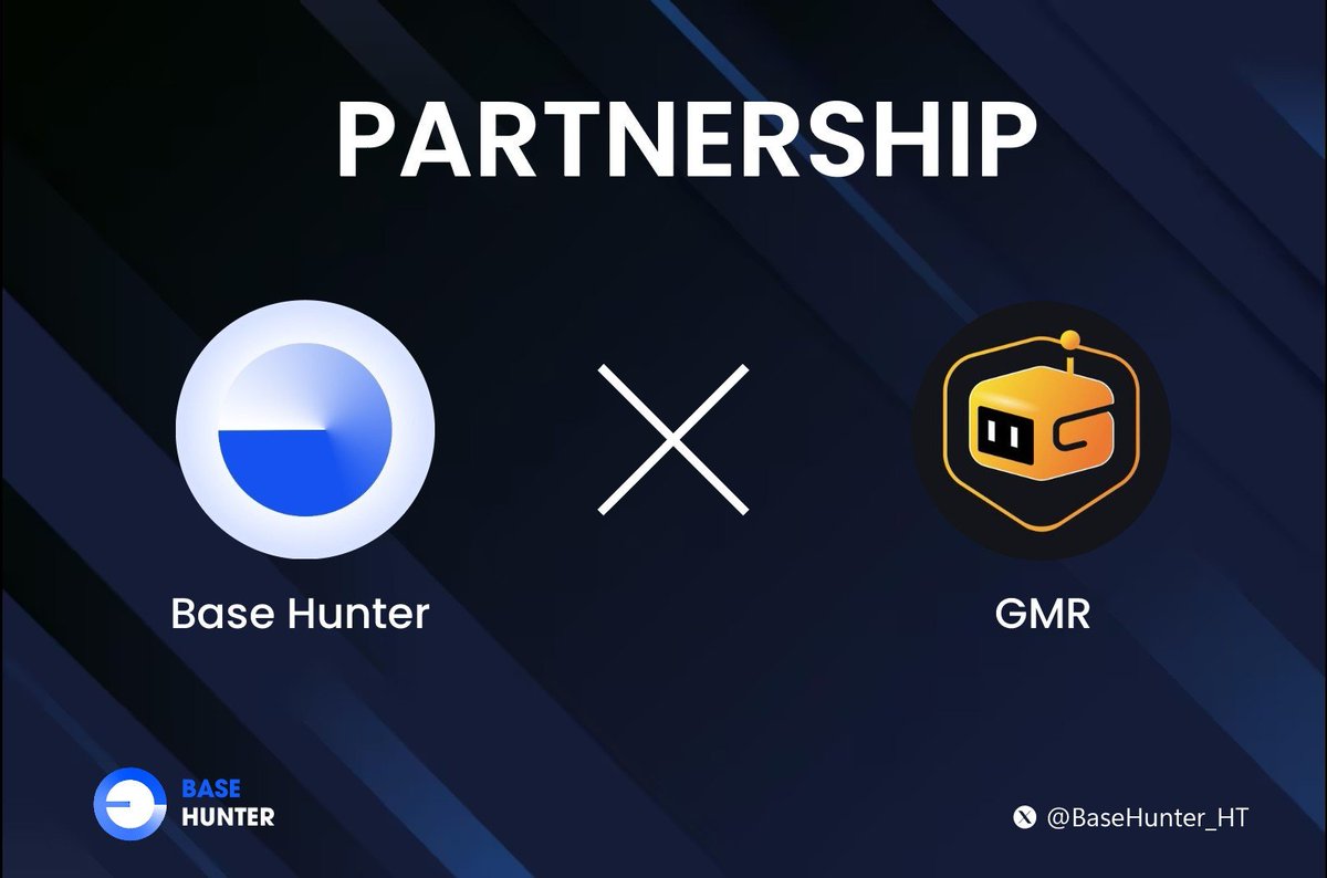 BaseHunter_HT's tweet photo. 📢We happy to announce partnership with @GMRCenter
🔵GMR Center - the nexus of gaming and blockchain. Trade, play, interact, and thrive in a digital world powered by the $GMR token.
Stay tune for an exciting news! 👀
#Base #BuildOnBase #BaseHunterHT #GameFi https://t.co/75gmNgerXz