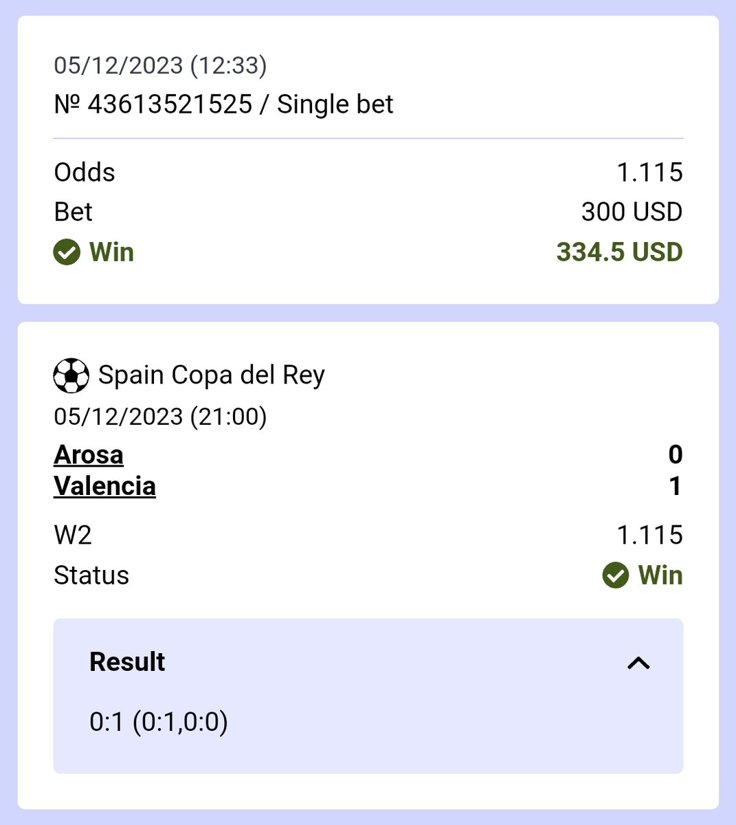 HighOddsHere's tweet photo. Arosa 0:1 Valencia ❗📢🏆

Profit:334$💸💸💸

💣Win with Paripesa💣

➡️Link: https://t.co/d4BaCSZQJV⬅️

➡️Promocode: bethere⬅️

#Valencia #CopaDelRey https://t.co/nX6JjyqQJp