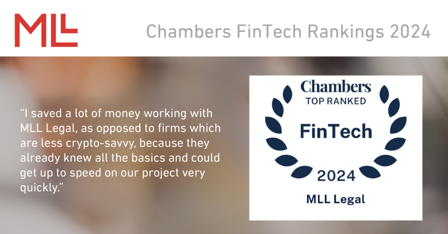 We are very pleased to announce that MLL Legal’s FinTech Practice Group has again earned an exceptional Band 1 firm ranking in the Chambers #FinTech #Directory 2024. Read more >> bit.ly/47Ys0uV #lawfirm #legal #Ranking #Awards