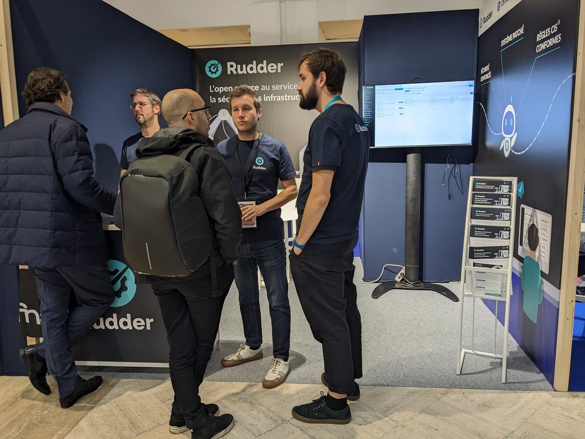 rudderio's tweet image. C&apos;est parti pour l&apos;@OSXP_Paris ! Retrouvez-nous au stand F25 ☺️ L&apos;équipe vous attend ! #opensource #CyberSecurity #InfrastructureAutomation
