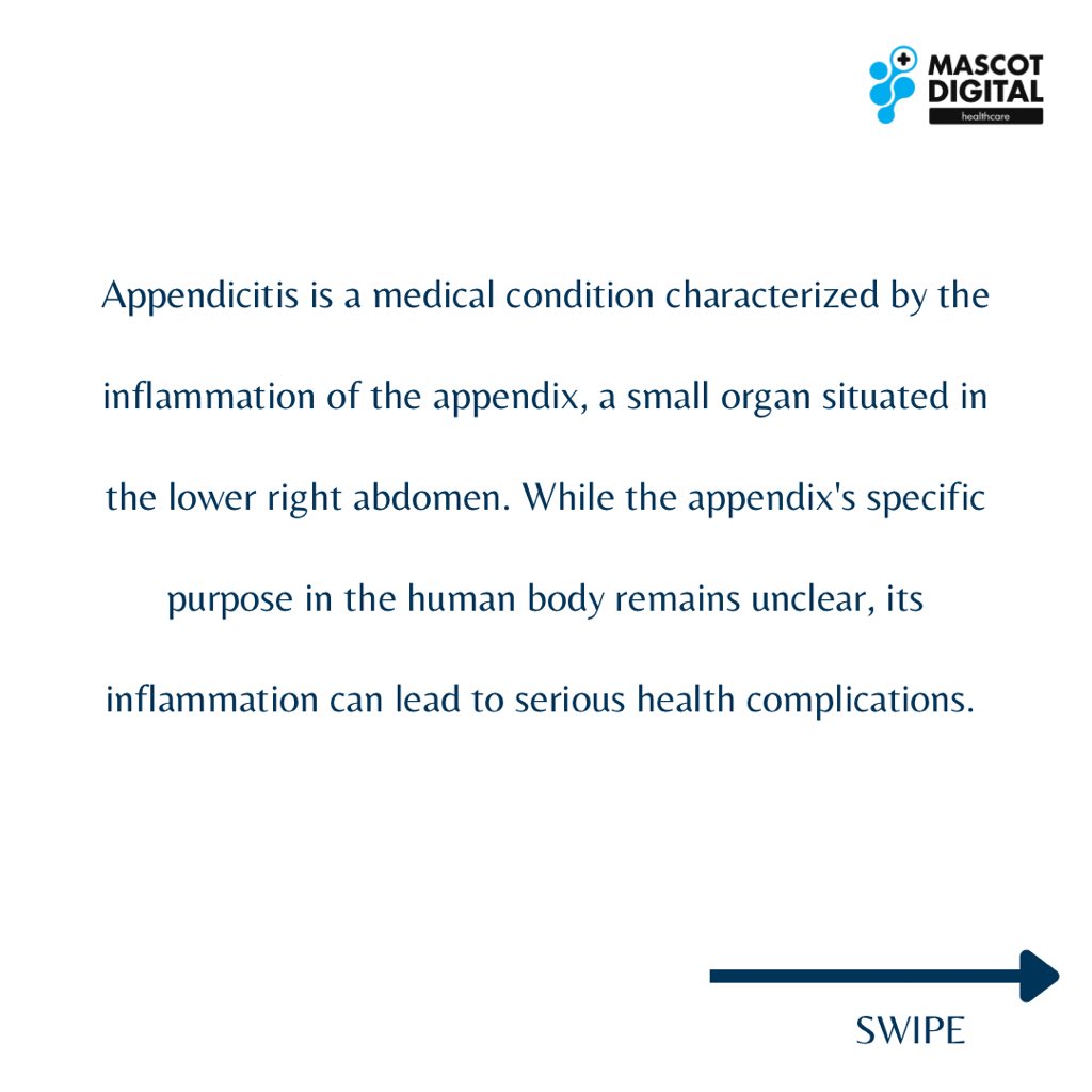mascothealthng's tweet photo. Understanding Appendicitis
.
You can read the full article on https://t.co/lxSu6EhUqX
.
#appendicitis #AppendicitisAwareness #telemedicine #onlinedoctorinnigeria #digitalhealthcareinnigeria #healthtipsoftheday #mascothealthcare #appendix #AppendixHealth https://t.co/XKfrXccGnG
