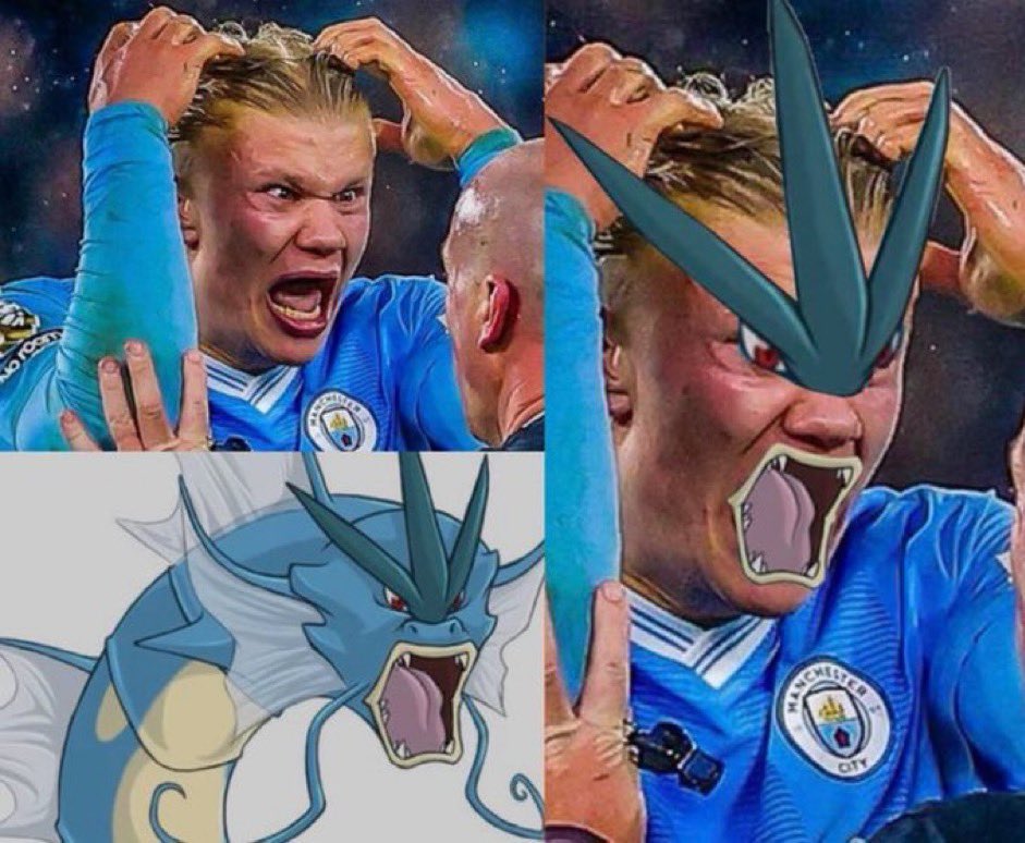 Marlee974's tweet image. les montages avec la tête d’Haaland comme ils me termineeeeent 🤣🤣🤣🤣🤣🤣