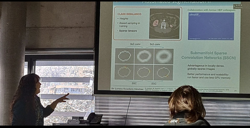 Lorena Escudero Sánchez (@lorena_e_s) on Twitter photo I had a great time talking about our <a href="/RGImageAnalysis/">Radiogenomics & Quantitative Image Analysis Group</a> work on ML&AI in medical imaging at the Special Semester in Mathematics in Medicine at #RICAM Austrian Academy of Sciences. Thanks so much Luca Gerardo-Giorda for the invitation! Lots of interesting projects presented! I had a great time talking about our <a href="/RGImageAnalysis/">Radiogenomics & Quantitative Image Analysis Group</a> work on ML&AI in medical imaging at the Special Semester in Mathematics in Medicine at #RICAM Austrian Academy of Sciences. Thanks so much Luca Gerardo-Giorda for the invitation! Lots of interesting projects presented!