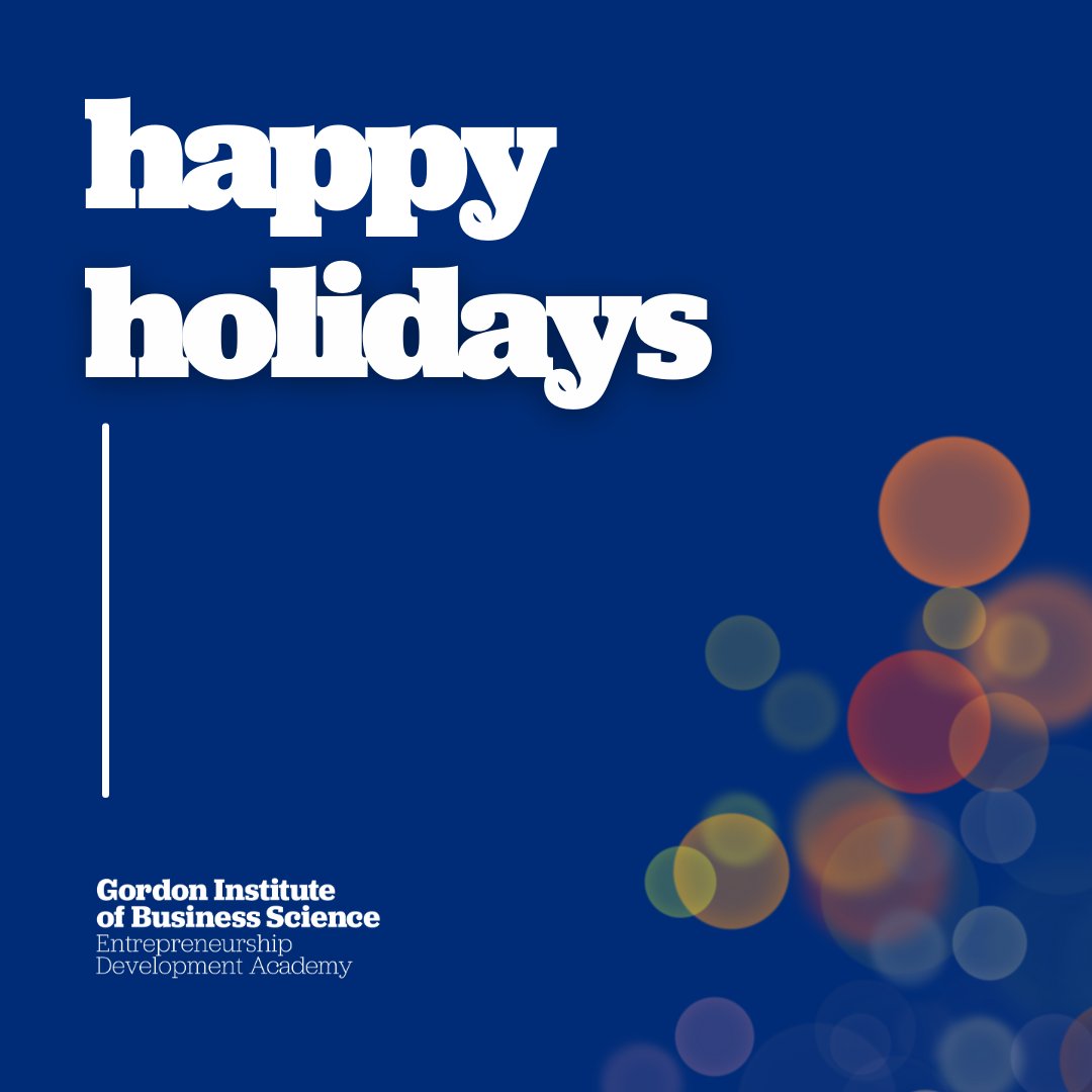 Wishing you a joyful holiday season filled with laughter, warmth, and moments of reflection. From all of us at GIBS EDA, may your holidays be merry and bright!

#HappyHolidays #SeasonsGreetings