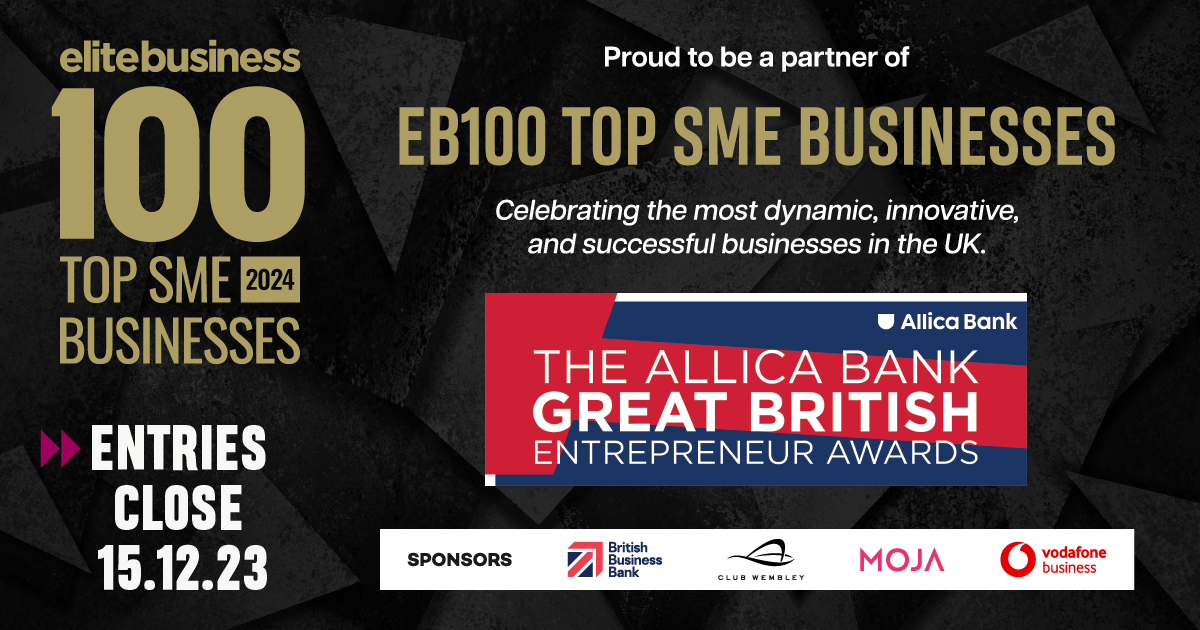 The #EB100 2024 is witnessing a surge in applications as we approach the submission deadline! 🌟 Don't miss your opportunity to secure a place on the definitive list of SME UK excellence with our partners at @elitebizmag Explore more details right here: elitebusinessmagazine.co.uk/eb100