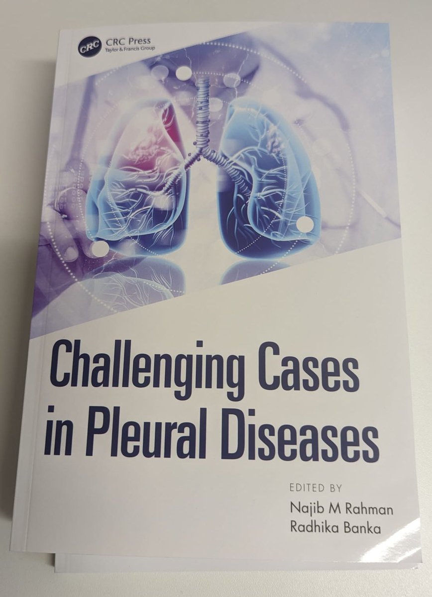 Eihab Bedawi (@eihab_bedawi) on Twitter photo Just released! 🔥 We compiled our favourite (and most challenging!) cases over the last 5 years in the Oxford Pleural Unit and shared the learning from them in in a book - thanks to <a href="/radhika_banka/">Radhika Banka</a> and <a href="/naj_rahman/">Najib M Rahman</a> for editorial duties! Just released! 🔥 We compiled our favourite (and most challenging!) cases over the last 5 years in the Oxford Pleural Unit and shared the learning from them in in a book - thanks to <a href="/radhika_banka/">Radhika Banka</a> and <a href="/naj_rahman/">Najib M Rahman</a> for editorial duties!