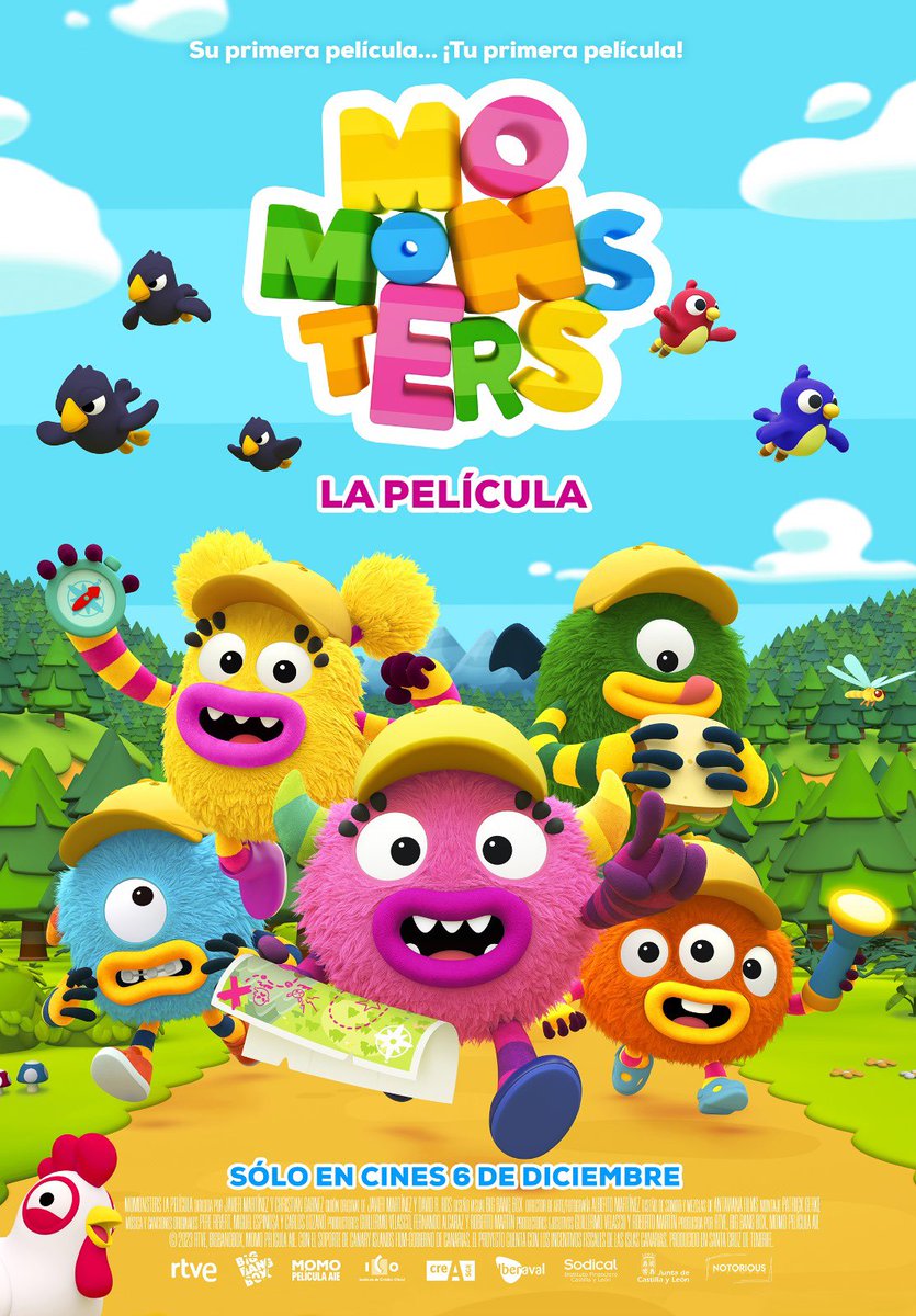 Tras su éxito en TV, hoy se estrena en los cines de España  “Momonsters La Película”. Una producción en la que colabora la <a href="/jcyl/">Junta de Castilla y León</a>, que promueve buenos valores para los más peques de la casa y sus familias. 

Apoyamos el talento cinematográfico de #CyL también en animación.