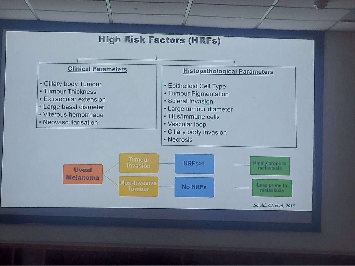 ViralBhanvadia's tweet image. @Apcon2023 ,#APCON2023 ,#eyepath #occularpatho #headneckpath choroidal melanoma-update
